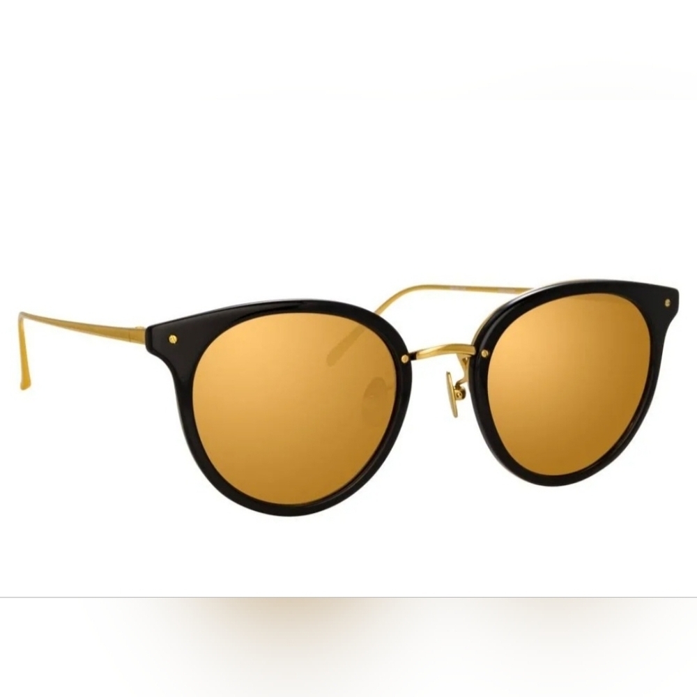 Linda Farrow Dolores C3 Oval Sunglasses New In Box